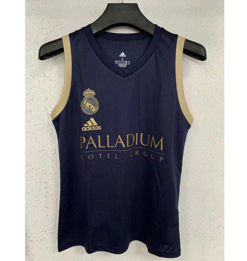 2021/22 Real Madrid Navy Training Vest Shirt